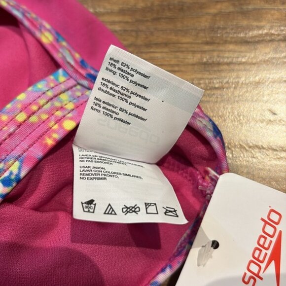 Speedo girls pink one piece swim bathing suit - Picture 13 of 13